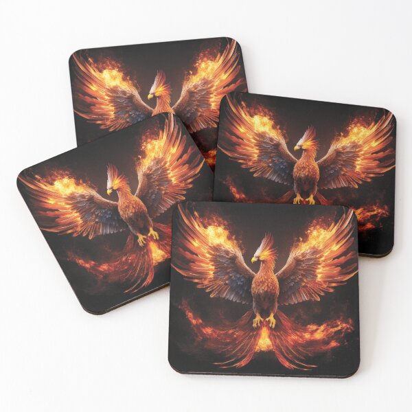 Item preview, Phoenix Rising from Ashes - Fantasy Art designed and sold by MDKey DESIGN.