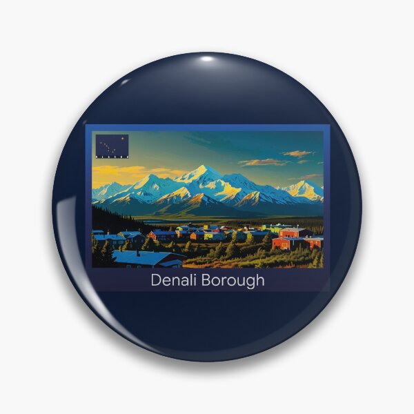 Item preview, Denali Borough Alaska Travel designed and sold by Thistle-TShop.