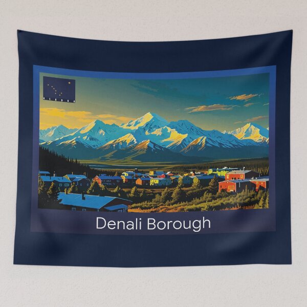 Item preview, Denali Borough Alaska Travel designed and sold by Thistle-TShop.