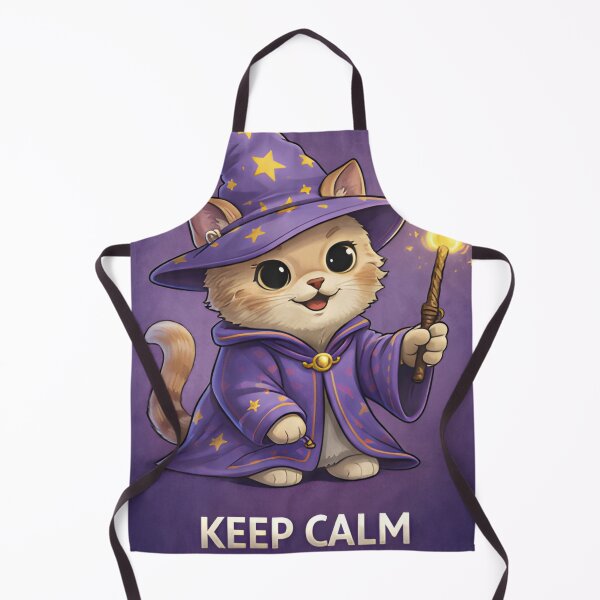 Item preview, Keep Calm and Cast Spells Kitty designed and sold by aRTtastics.