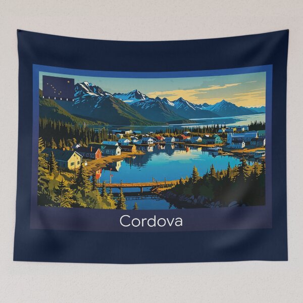 Item preview, Cordova Alaska Travel designed and sold by Thistle-TShop.