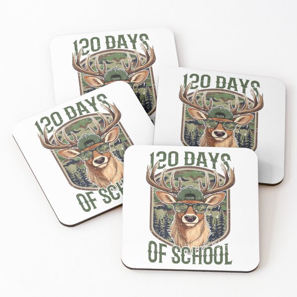 Item preview, 120 Days of School Deer Hunting Deer Camo Hunter designed and sold by jakaun.