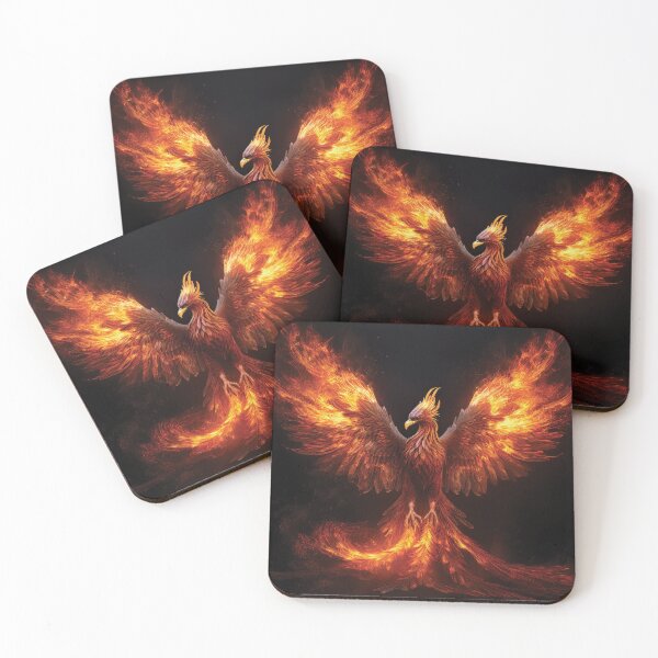 Item preview, Radiant Inferno Phoenix - Mythical Firebird designed and sold by MDKey DESIGN.