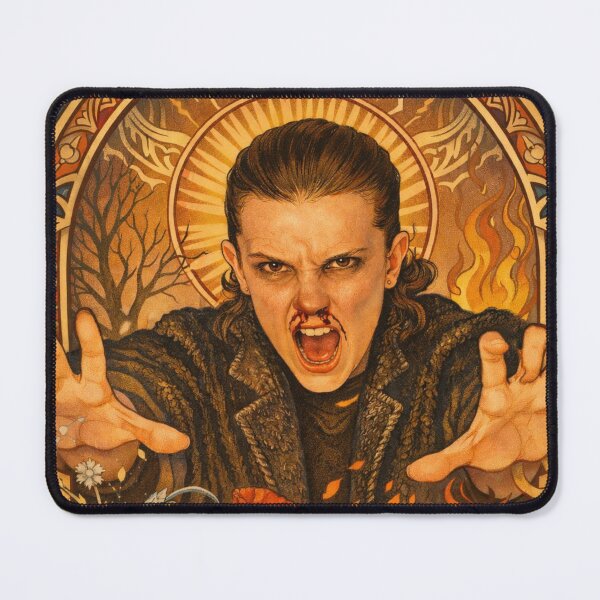 Item preview, Eleven - Season 2 Fan Art Nouveau Inspired Poster  designed and sold by ThanksForToday.