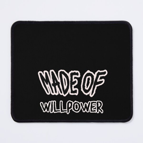 Item preview, Made of Willpower – Gym & Motivation Statement designed and sold by Unikat.SE.