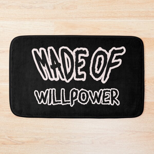 Item preview, Made of Willpower – Gym & Motivation Statement designed and sold by Unikat.SE.