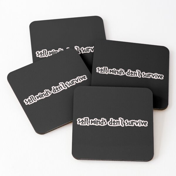 Item preview, Soft Minds Don’t Survive – Mental Toughness Statement designed and sold by Unikat.SE.