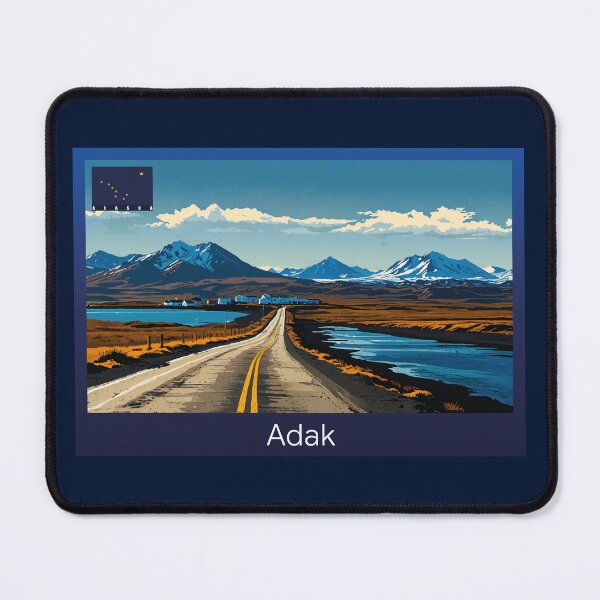 Artikelvorschau, Adak Alaska Reisen entworfen und verkauft von Thistle-TShop.