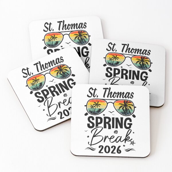 Item preview, St. Thomas Spring Break 2026 Sunglasses Tropical Beach Vacation designed and sold by jakaun.
