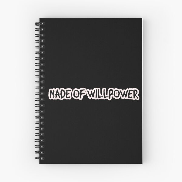 Item preview, Made of Willpower – Gym Motivation Statement designed and sold by Unikat.SE.