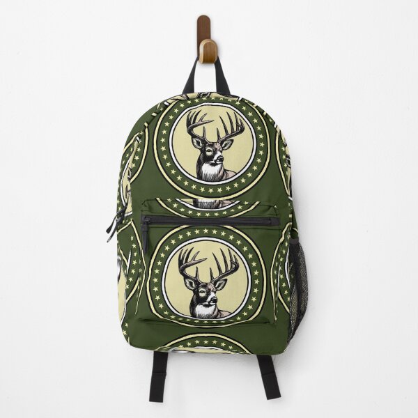 Item preview, Star Buck Whitetail Vintage Deer Emblem – Rustic Wildlife Badge Illustration designed and sold by Color4Nature.