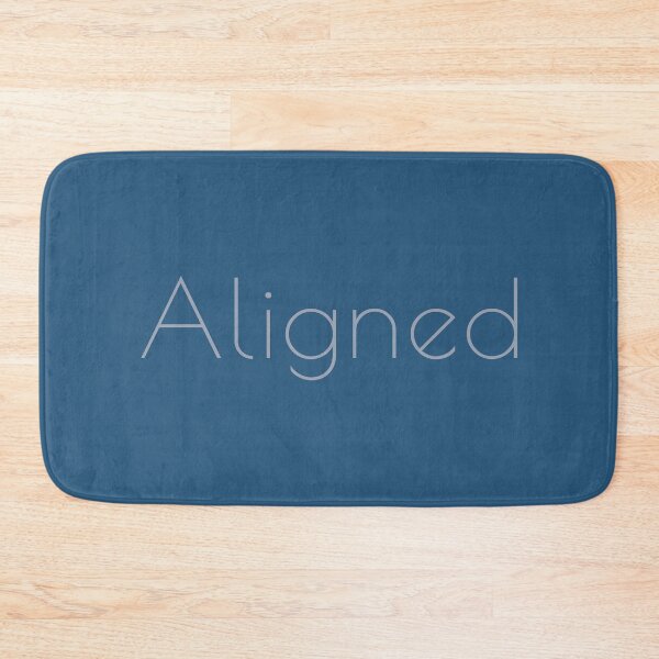 Item preview, Aligned | Minimalist Zen Typography Aesthetic designed and sold by PixelPlush.