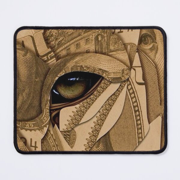 Item preview, Surreal Money Eye, Abstract Dollar Bill Collage designed and sold by Tonezcreations.