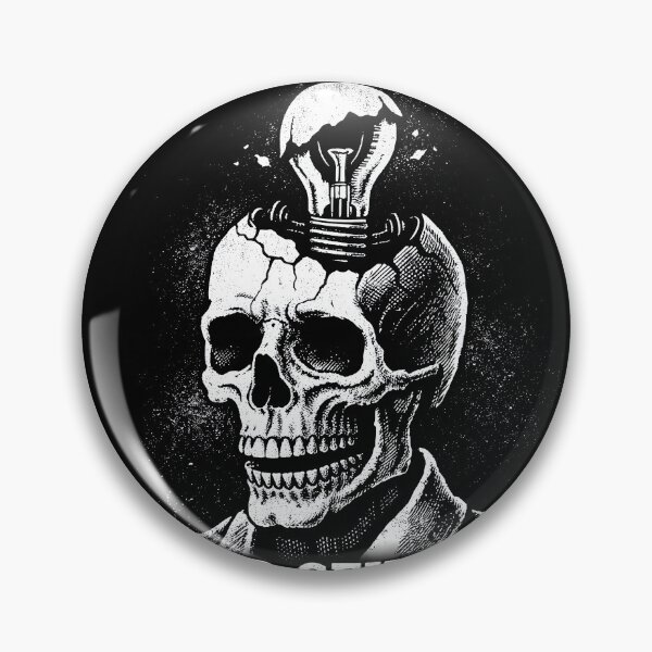 Item preview, Cure For Severe Unintelligence Sarcastic Skull Design designed and sold by KrovusLab.