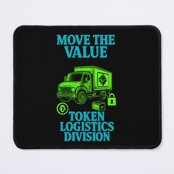 Item preview, Crypto Military Logistics - Move The Value - Bitcoin Ethereum Tactical Gear designed and sold by BitCrop.