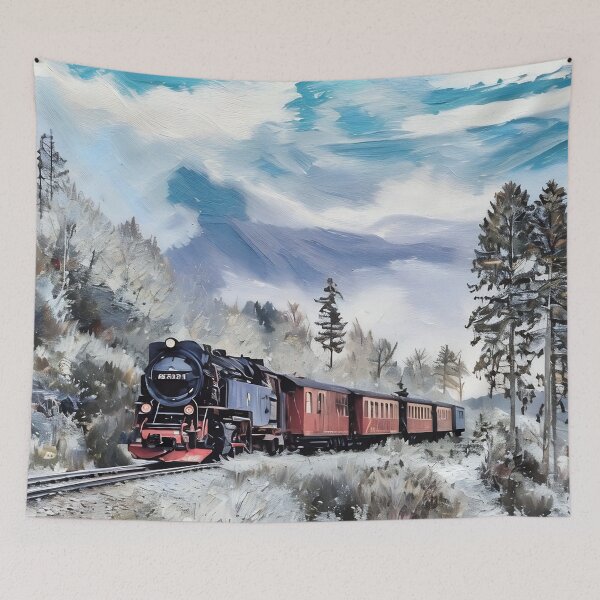 Item preview, Winter Train designed and sold by tomorrowsart.