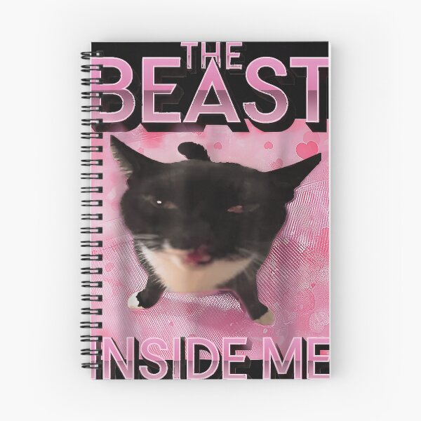 Item preview, The Beast Inside Me Cat Meme designed and sold by NEONGrafix.