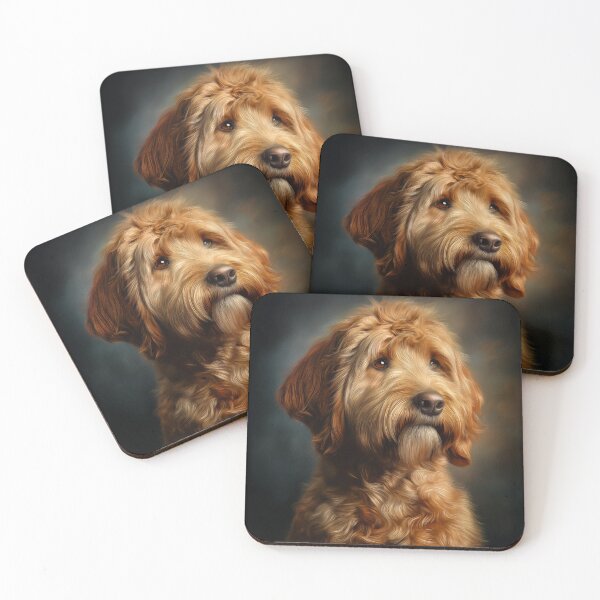 Item preview, Golden Doodle Portrait designed and sold by PetsArt.