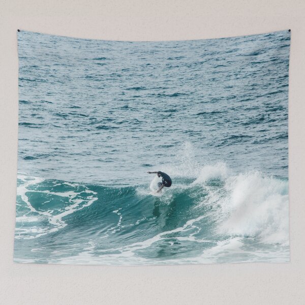 Item preview, Surfer on Wave in Open Ocean designed and sold by judahgrubb.