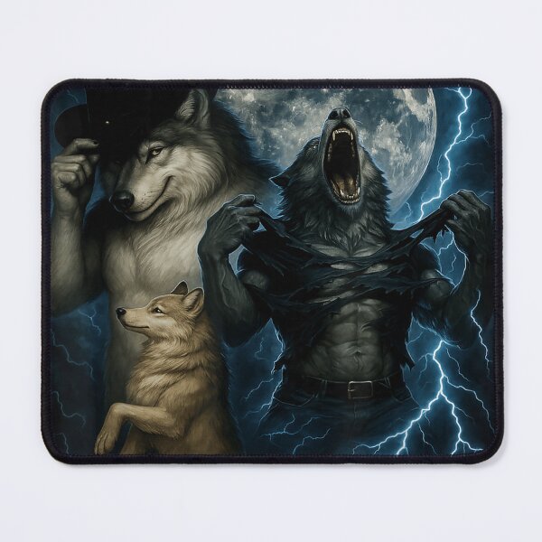 Item preview, No More Mr Nice Guy Funny Alpha Wolf Meme Dad Papa Men designed and sold by NEONGrafix.