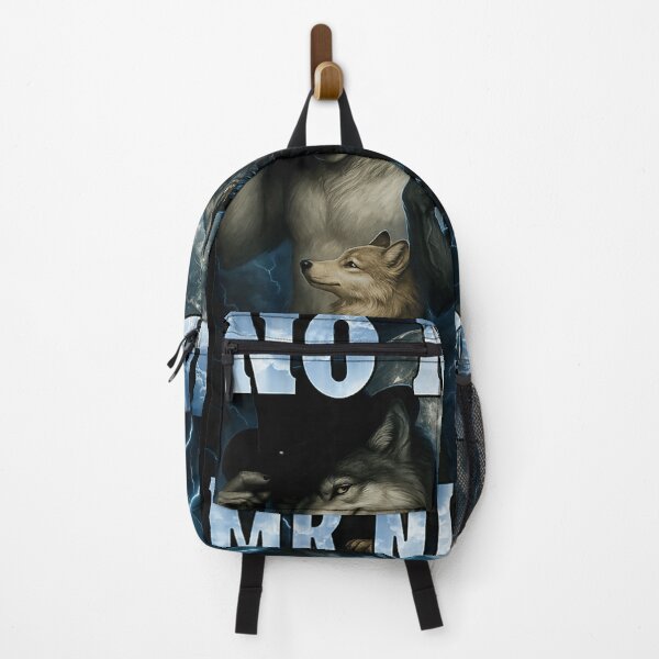 Item preview, No More Mr Nice Guy Funny Alpha Wolf Meme Dad Papa Men designed and sold by NEONGrafix.