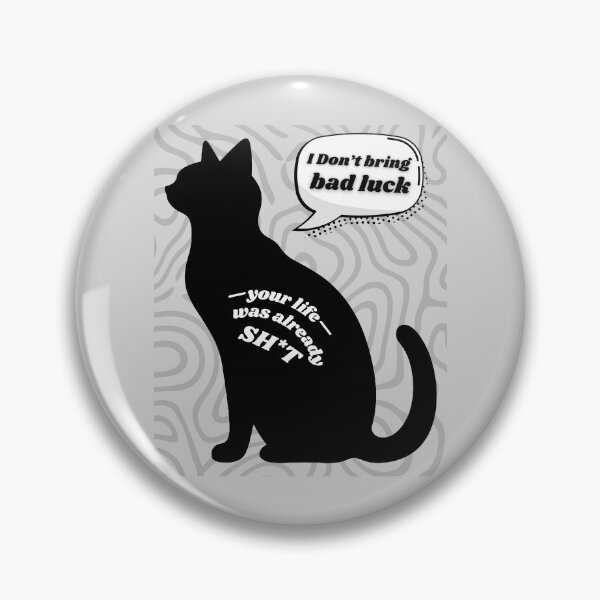 Item preview, Bad Luck Black Cat designed and sold by ChibiKiramimi.