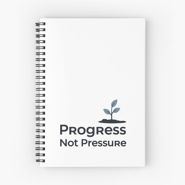 Item preview, Progress Not Pressure – Minimal Growth Quote designed and sold by DavidTeeStudio.