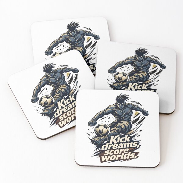 Item preview, Soccer Anime Striker Kick Dreams Score Worlds Manga Aesthetic Dynamic Football Player Graphic Art for Athletes and Otaku - Intense Sports Motivation Streetwear Design by Vivaan Studio designed and sold by Vivaan Studio.