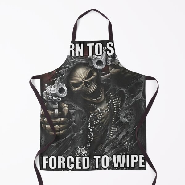 Item preview, Born To Shit Forced To Wipe Funny Evil Skeleton Meme designed and sold by NEONGrafix.
