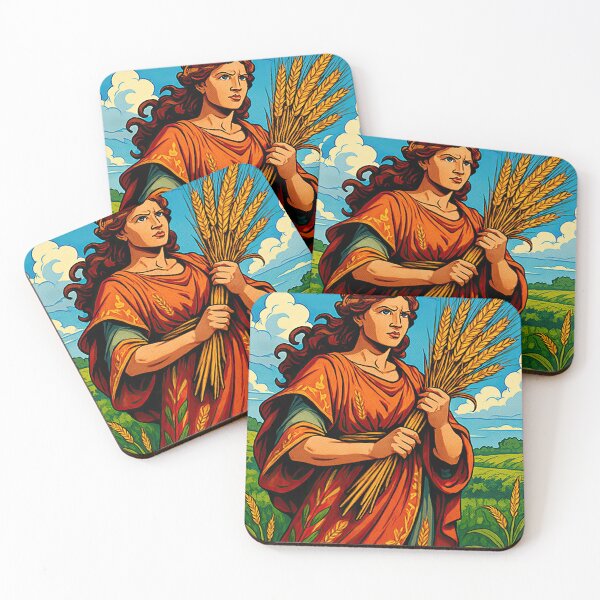 Item preview, Demeter, Greek goddess of agriculture | Comics stylCartoone -  designed and sold by ComicsFactory.