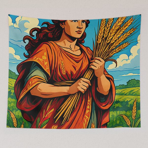 Item preview, Demeter, Greek goddess of agriculture | Comics stylCartoone -  designed and sold by ComicsFactory.