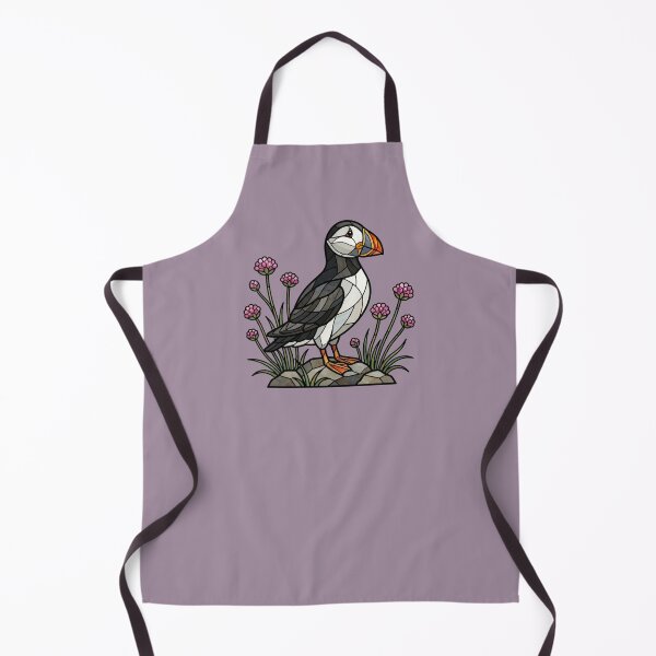 Item preview, Atlantic Puffin Coastal Rock Garden designed and sold by BirdsnStuff.