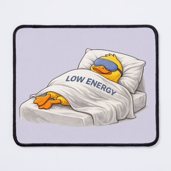 Item preview, Low Energy Duck – Still Resting designed and sold by DesignsByHania.