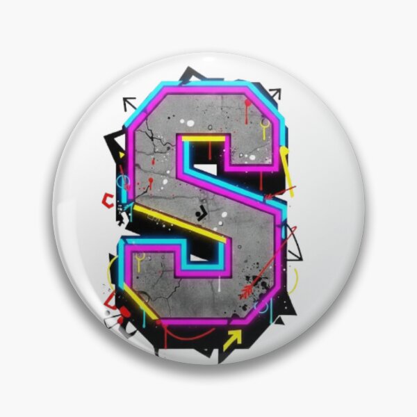 Item preview, 3D Neon Letter S Typography designed and sold by Saurabh86.