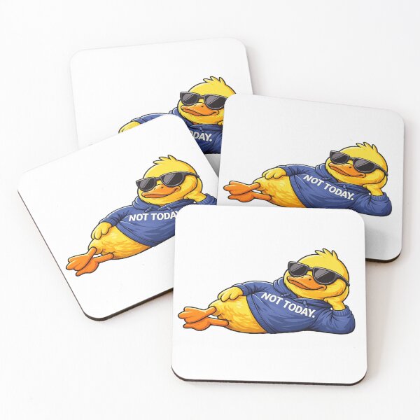 Item preview, Low Energy Duck – Chill Mood designed and sold by DesignsByHania.