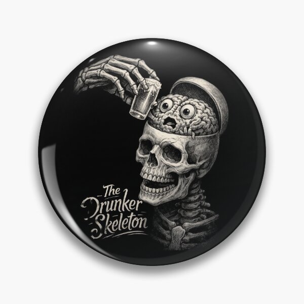 Item preview, The Drunker Skeleton designed and sold by KapiPrint.