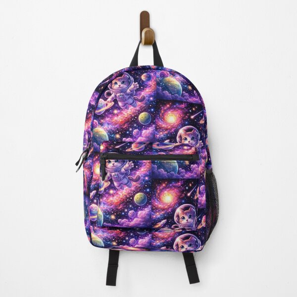 Item preview, Cosmic Cat Astronaut in a Colorful Universe designed and sold by Antonia2412.