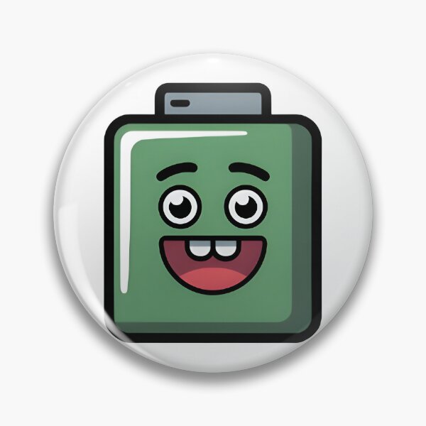 Item preview, Fully Charged Battery – Happy Energy Mode Cute Sticker designed and sold by StickerNexa.