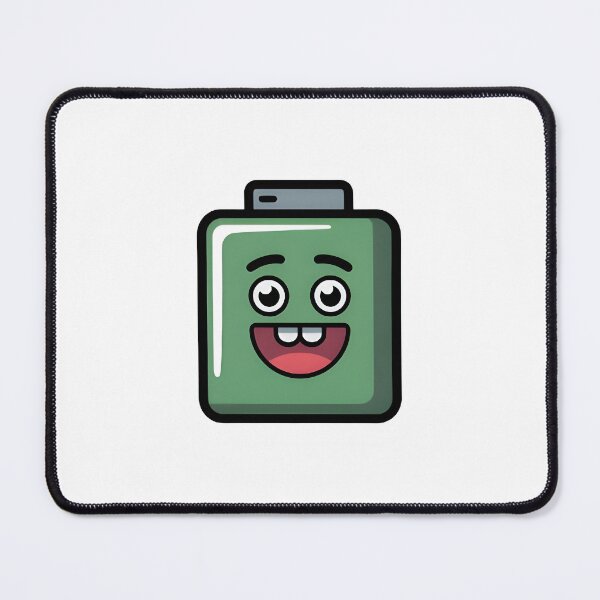Item preview, Fully Charged Battery – Happy Energy Mode Cute Sticker designed and sold by StickerNexa.