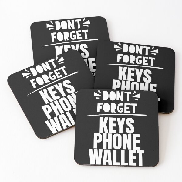 Item preview, Dont forget keys phone wallet designed and sold by Dondonmart.
