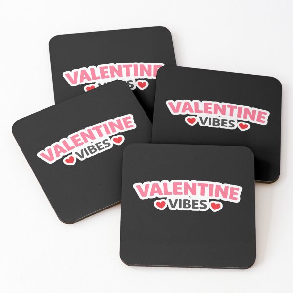 Item preview, Valentine Vibes Cute Pink Typography Sticker with Heart Icons designed and sold by Lumiart1408.