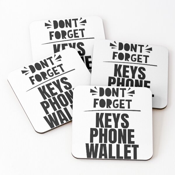 Item preview, Dont forget keys phone wallet designed and sold by Dondonmart.