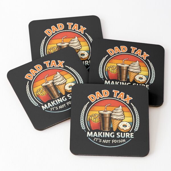 Item preview, Dad Tax Making Sure Its Not Poison Vintage Circle Badge Humor designed and sold by Star3NowForMe.