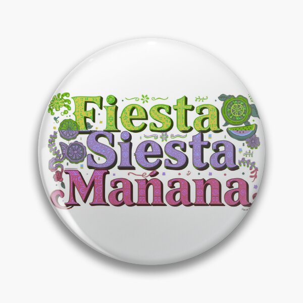 Item preview,  Words Fiesta Siesta & Mañana designed and sold by Mosogoloso.