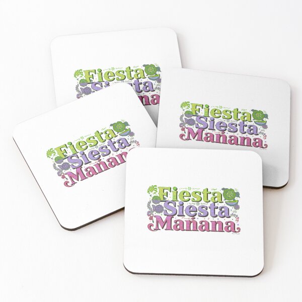 Item preview,  Words Fiesta Siesta & Mañana designed and sold by Mosogoloso.