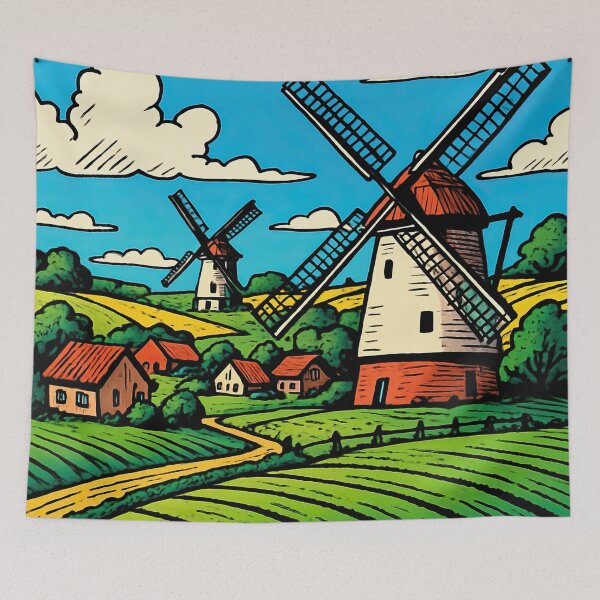 Item preview, Denmark landscape | Comics stylCartoone -  designed and sold by ComicsFactory.