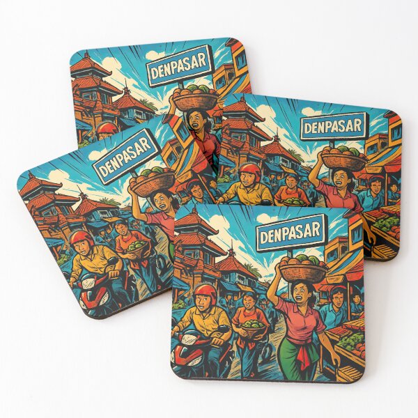 Item preview, Denpasar, city | Comics stylCartoone -  designed and sold by ComicsFactory.