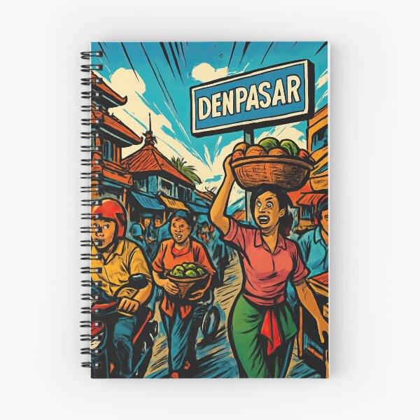 Item preview, Denpasar, city | Comics stylCartoone -  designed and sold by ComicsFactory.