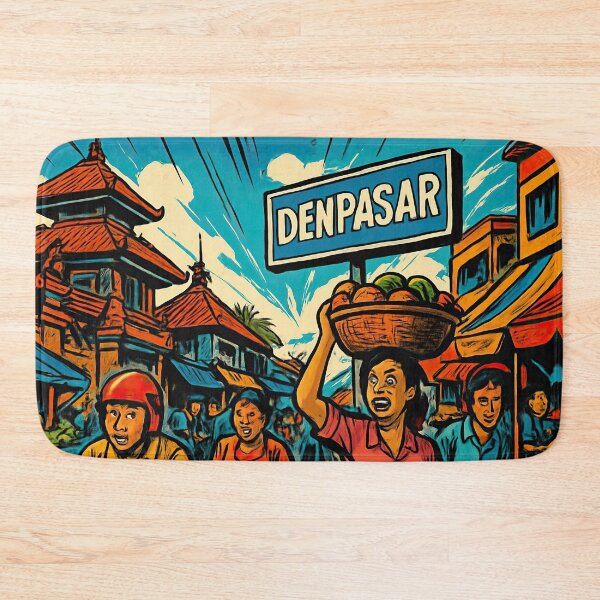 Item preview, Denpasar, city | Comics stylCartoone -  designed and sold by ComicsFactory.