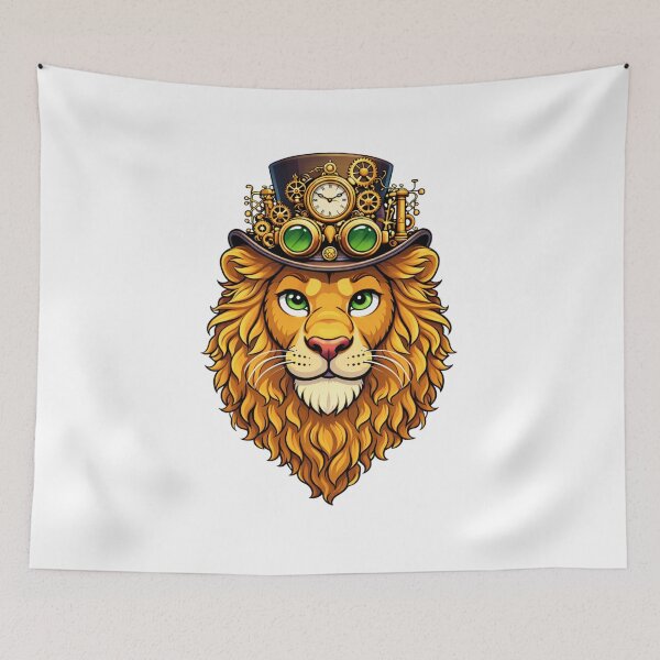 Item preview, Majestic King Lion Portrait designed and sold by MichalHau.